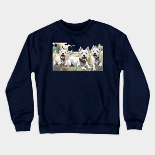 Westies Terrier Crewneck Sweatshirt